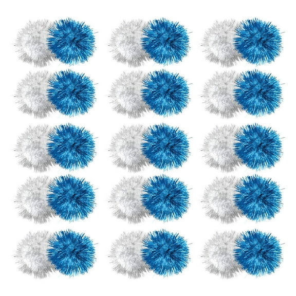 YSNOOWE 50Pcs Cat Toy Balls Glitter Paper for Interactive Play Home Entertainment
