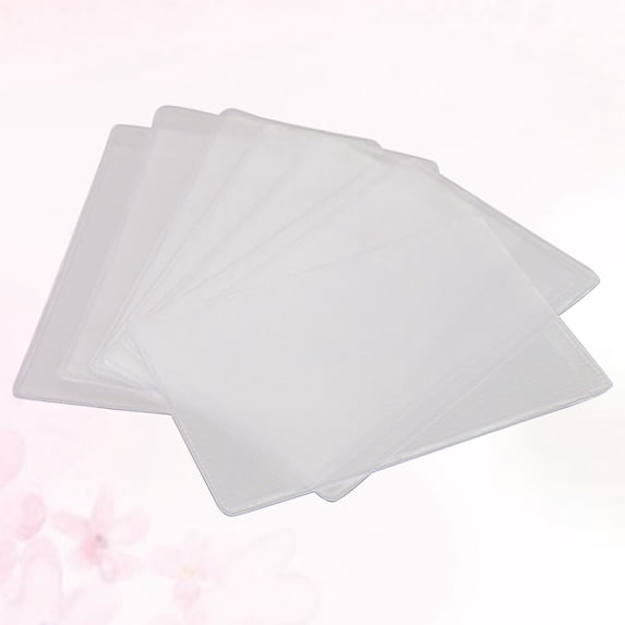 YSNOOWE 50Pcs Clear Sleeves for Cards Thin Card Holder with Dull Polish PVC 9.3x6x0.1cm
