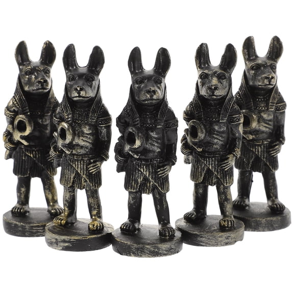 YSNOOWE 5Pcs Mini Resin Figures Families present Style 3.93X3.14X1.18In