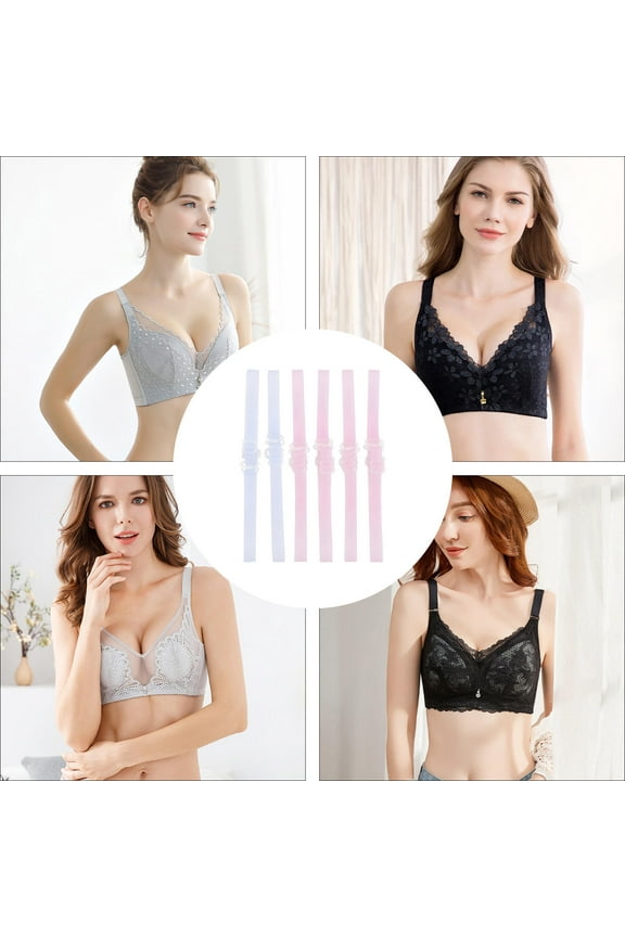 6Pairs Invisible Flat Bra Straps for Clothing Material