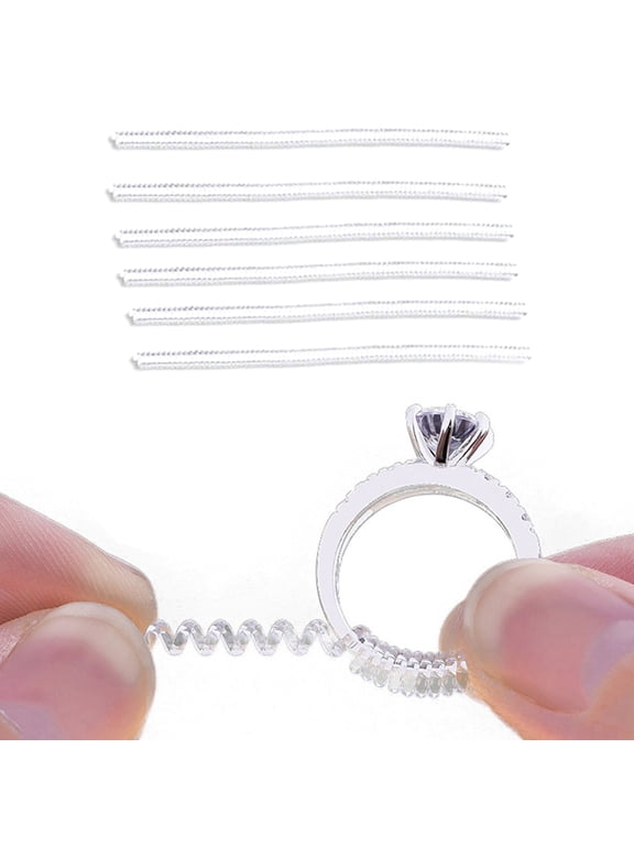 6Pcs Ring Guard for Loose Rings Silver Ring Tool for Women and Men