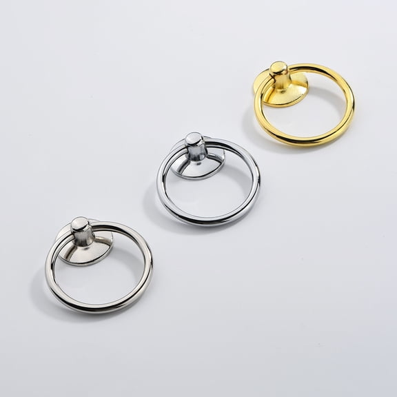 YSNOOWE 6Pcs Zinc Alloy Circular Retro Design Furniture Pull Knobs for Cabinet Drawer Dresser 2.1X0.9in