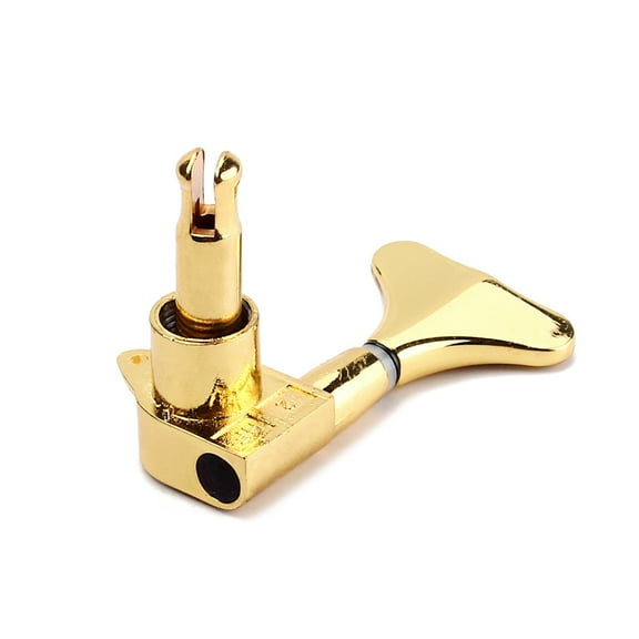 YSNOOWE Acoustic Guitar Tuning Machines 4Pcs Golden Zinc Alloy Tuner Pegs For Electric Bass