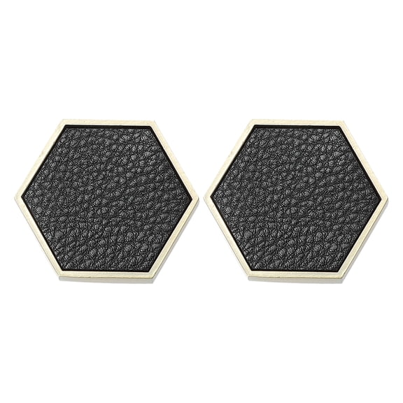YSNOOWE Cabinet Door Knobs Hexagonal Shell Shape Furniture Hardware 2Pcs 1.18X1.18X0.90 Inch