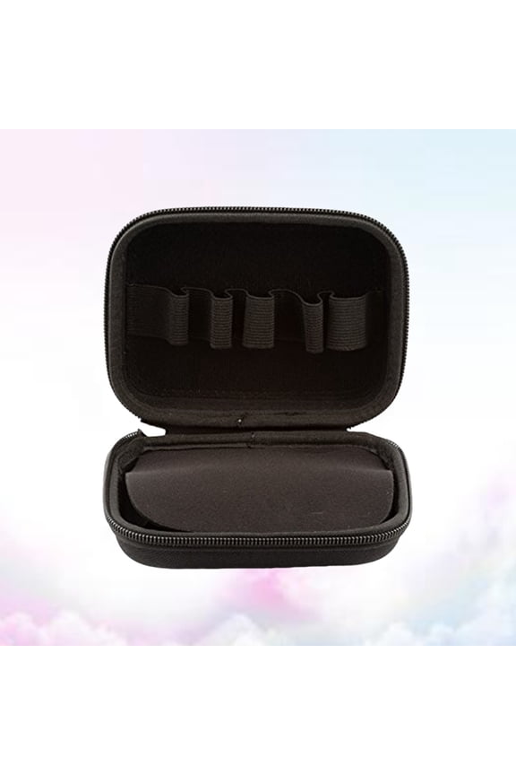 Essential Oil Case Bag 1Pack Black EVA Material for Travel and Storage