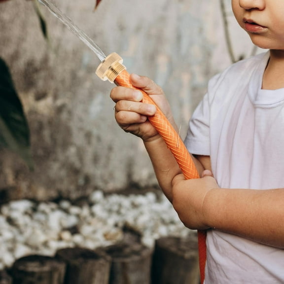 YSNOOWE Garden Hose Quick Connect 1Pcs Golden Brass for Water System Maintenance 1.26X0.98X0.94in