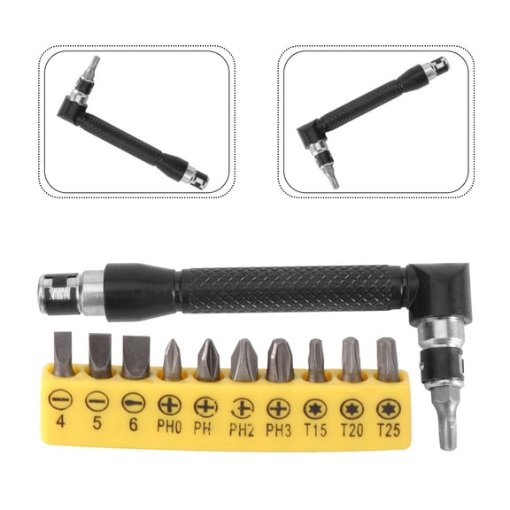YSNOOWE L-Shaped Disassembly Tool 1 Driving Screws and Socket Extension in Home Use and Garage Work