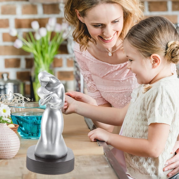 YSNOOWE Mother Holding Unique Chic Resin Desktop Decoration Office Decor