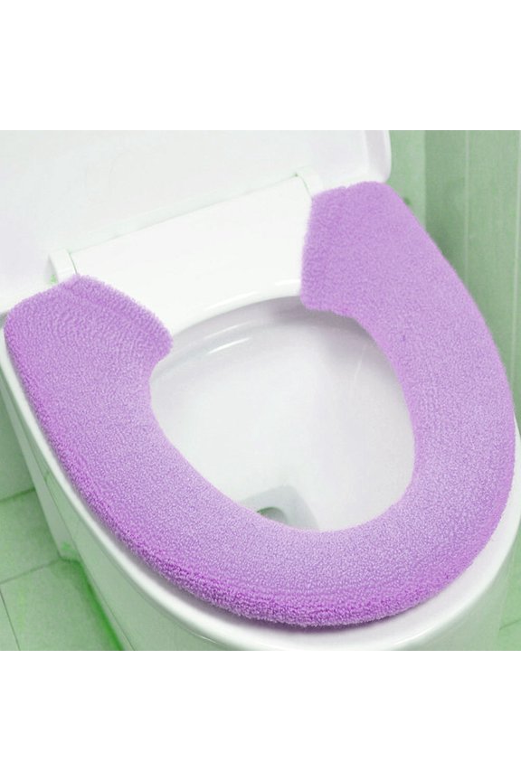 Toilet Seat Cover Pads Moisture Proof Purple 1Pack