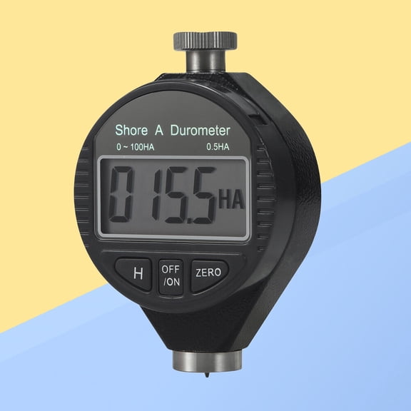 YSNOOWE Pocket Size Digital Shore A Durometer for Medium Hardness Materials with Clear LCD