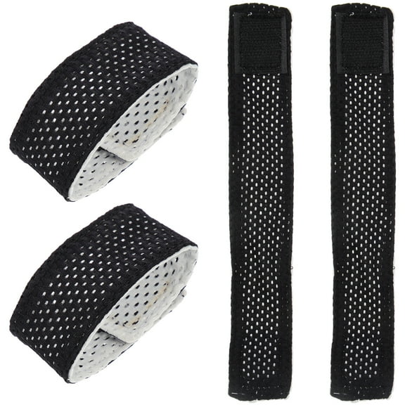 YSNOOWE Straps Black Mesh Cloth Self-Adhesive Straps 19x2.5x0.2cm