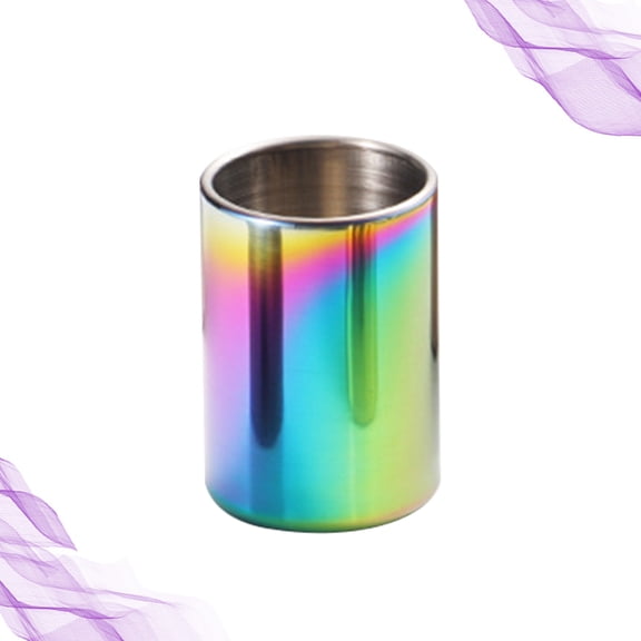 YSNOOWE Toothpick Holder Dispenser with Colorful Stainless , Compact 1 Set 2.2x2.2x3.1in for Kitchen and Dining