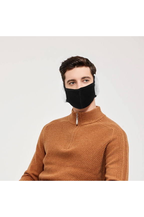 Unisex 1Pack Cold Face Mask With Ear Covers For Winter Activities