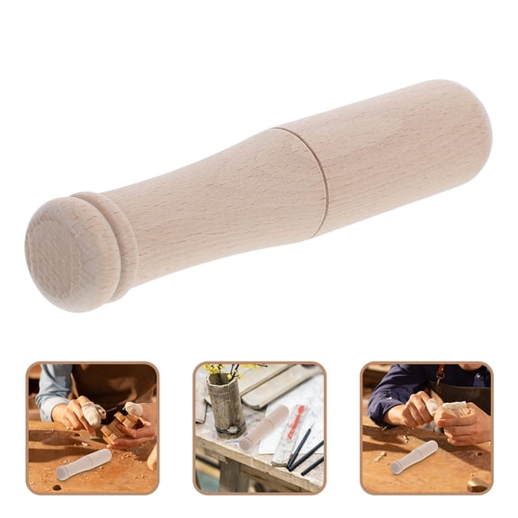 YSNOOWE Wood Carving Mallet with Comfortable Grip Handle, Woodworking Hammer for Chisels, Carpenters and Craft Use