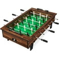 thumbnail image 1 of YSNW 40in Tabletop Foosball Table, Compact Mini Arcade Table Hand Soccer for Kids and Adults, Home, Game Room w/ 2 Balls（Dark Wood 40"）, 1 of 7