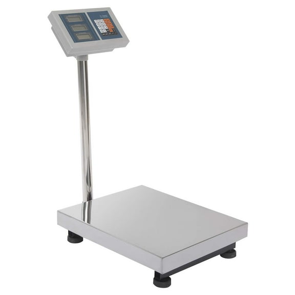 YSNW 660lbs Weight Computing Scale Digital Scale Floor Platform Scale for Weighing Package Shipping Mailing Postal Scale with LB/KG Price Calculator (Classic)