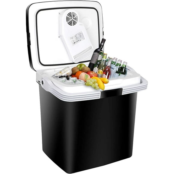 YSNW Pro 28QT(26L) Portable Electric Cooler and Warmer, Mini 12V DC Car Refrigerator Plug In Cooler Car Refrige for Camping, Fishing, Work Beach Picnic