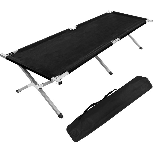 YSSOA HeavyDuty, Foldable Camping Cot for Adults with Storage Bag