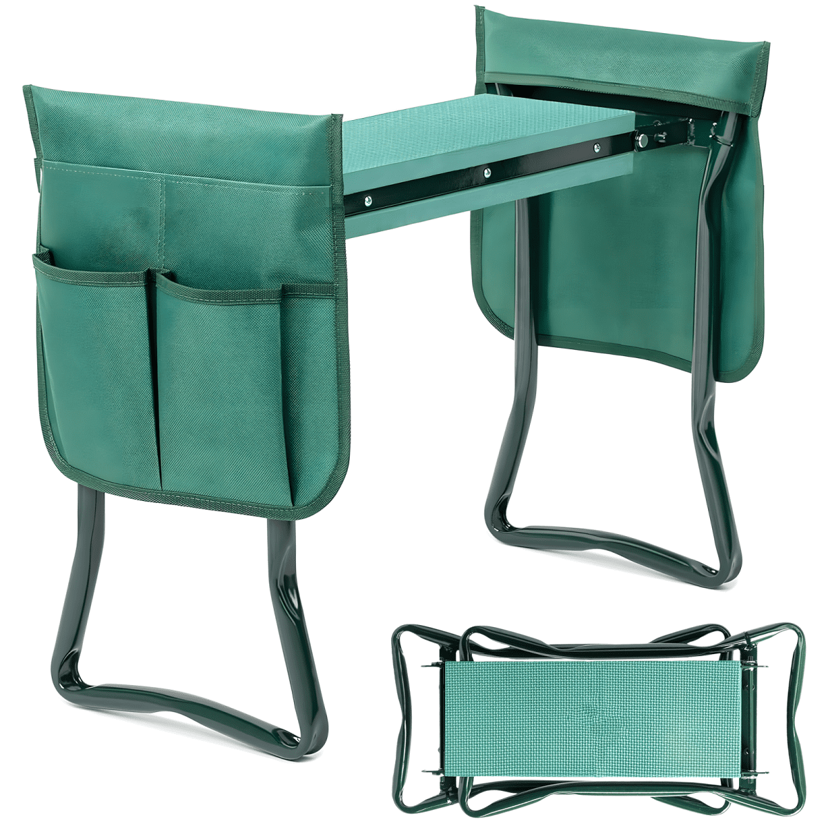 YSSOA Garden Kneeler and Seat, Foldable Garden Stool with Soft EVA Foam ...