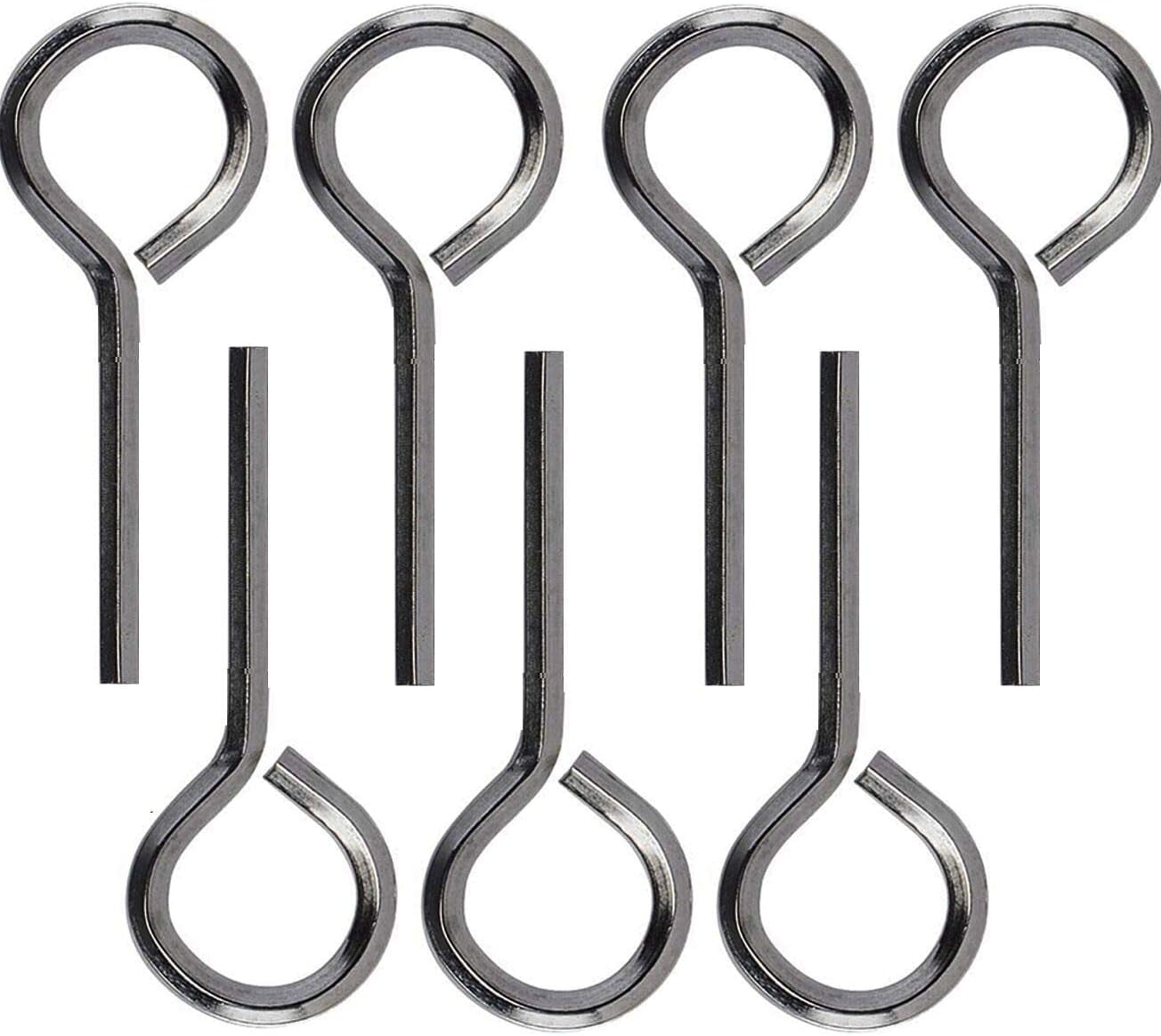 YSSTT3ANIG 10 Pack 1/8 inch Standard Hex Dogging Key with Full Loop, Allen Wrench Door Key for