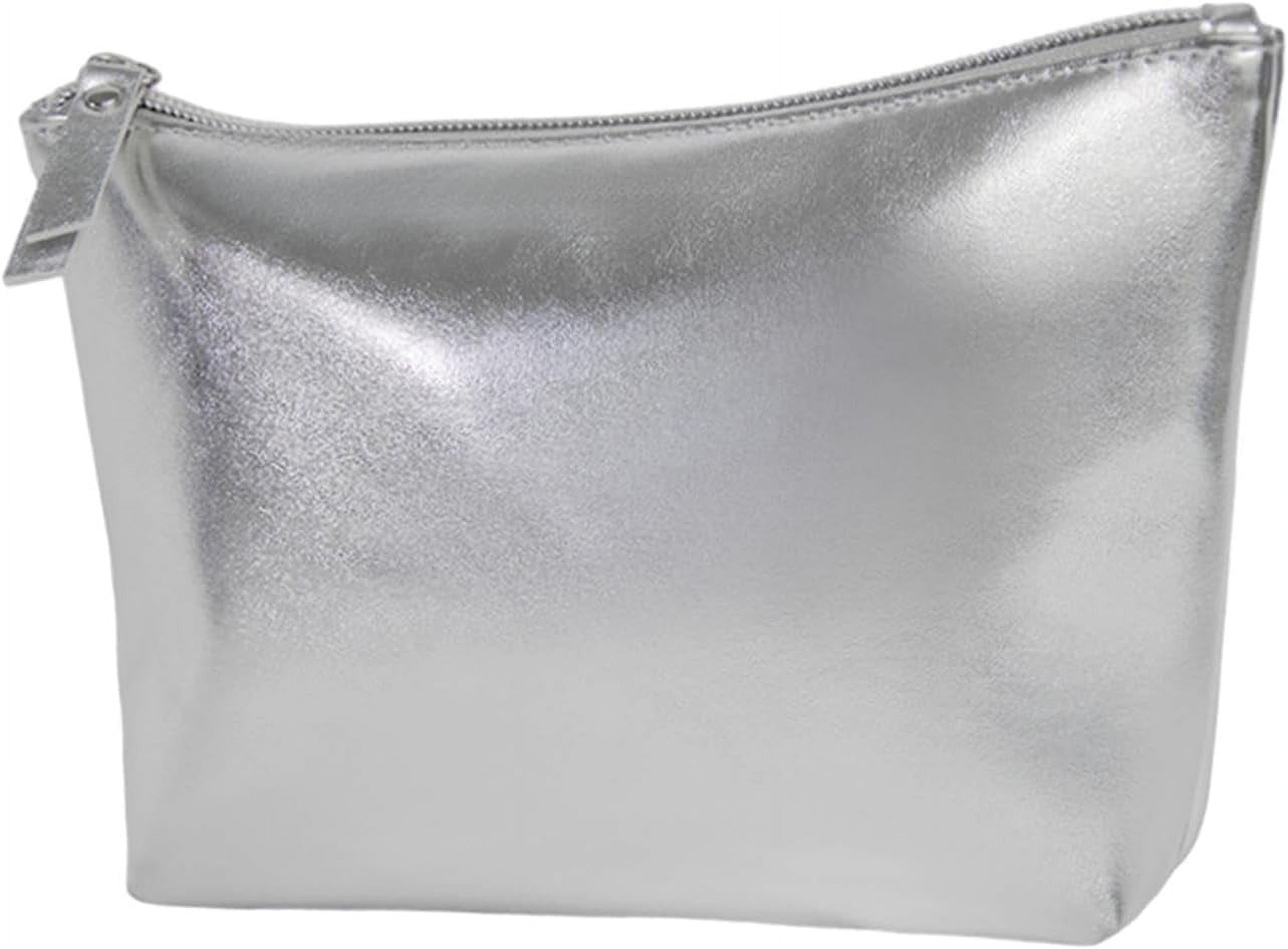 YSSTT3ANIG Cosmetic Bag Small Makeup Bag for Purse PU Leather Zipper