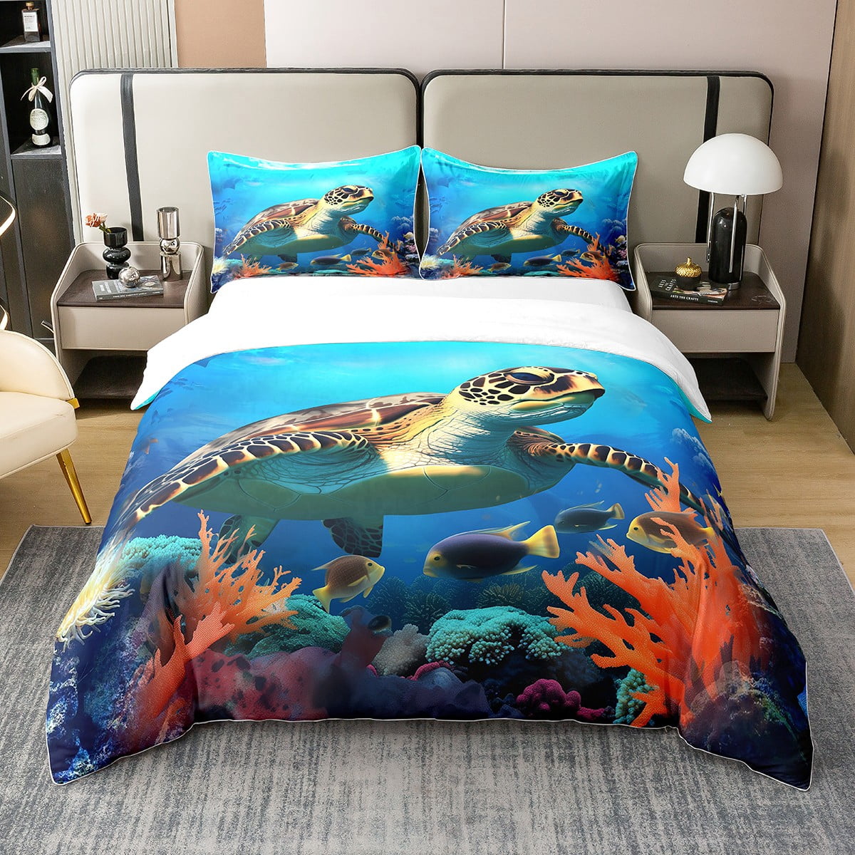Turtle Ocean WN3009060CL Duvet Cover Set