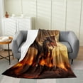 thumbnail image 1 of 3D Dragon Fleece Blanket Dragon Fleece Blanket, Magic Animal Blanket Magical Throw Blankets 30x40 Inch, Pterosaur Dino Bed Blanket, 1 of 4