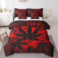 thumbnail image 1 of YST 7 Pcs Marijuana Leaf Comforter Set Queen Size,Neon Cannabis Leaf Bed in a Bag with Flat Sheet and Fitted Sheet for Kids and Adults,Marijuana Weed Leaf Bedding Set with Pillowcase and Sham, 1 of 5