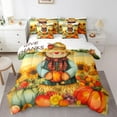 YST 7Pcs Scarecrow Comforter Sets Full Size, Happy Fall Y'All
