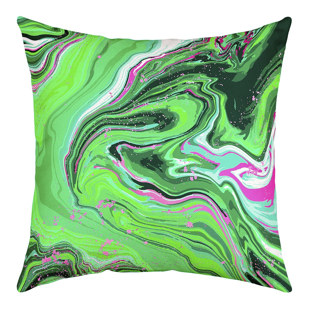 YST Abstract Marble Pillow Cover 24x24 inch,Marble Cushion Case for ...