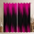 thumbnail image 1 of Abstract Ombre Curtains 30%-50% Blackout Pink Black Curtains & Drapes Bedroom,Gradient Geometry Striped Window Curtains,Geometric Stripes Window Treatments, 1 of 6