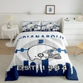 thumbnail image 1 of Erosebridal American Football Lovers Comforter Set Queen,Football Bedding Set,Sports Quilt Inner Fill,Football Fans Down Comforter with 2 Pillowcases(Indianapolis), 1 of 6