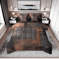 thumbnail image 1 of Black Grey Brown Twin Comforter Set Men 7 Piece Grunge Ombre Geometric Bedding Set With Sheet Set,Pillow Covers Modern Abstract Graffiti Art Bed In A Bag Oil Painting Bed Set, 1 of 5