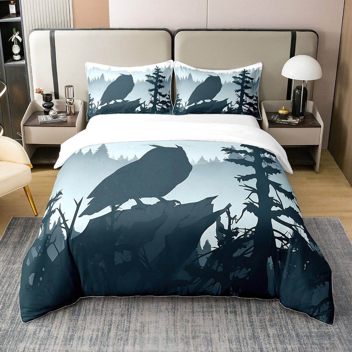 Mountain Wildlife Quilted Sofa Cover NCU0DQQ0743