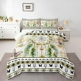 thumbnail image 1 of Boho Dreamcatcher Full Bedding Sets Gold Brown Oil Painting Comforter Set,Ombre Gradient Art Bedding Comforter Sets Bohemian Aztec Paisley Duvet Insert,Butterfly Down Comforter, 1 of 7