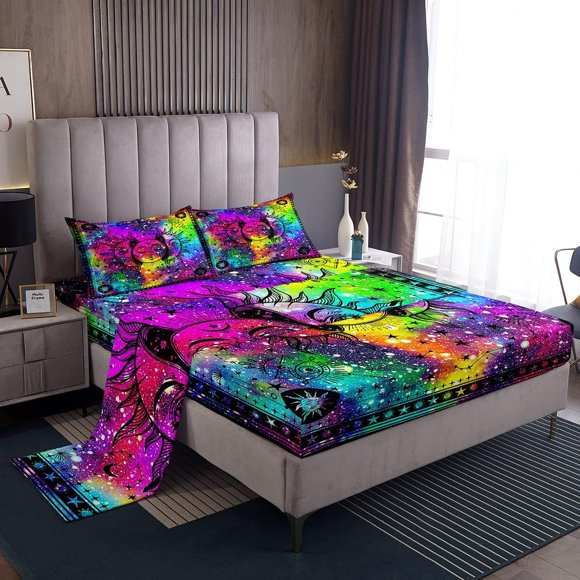 Tie Dye Queen Sheets