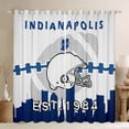 thumbnail image 1 of Erosebridal American Football Players Blackout Curtains,Sports Curtains 38x54 inch,Football Player Curtains Drapes,Rugby Window Curtains 2 Panels for Living Room Decor,Blue Gray(Indianapolis), 1 of 6