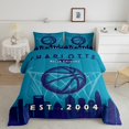 thumbnail image 1 of Comforter Twin Basketball Bedding Set Teens,Basketball City Bedding Comforter Sets,Basketball Fan Gift Duvet Insert with 1 Pillowcase,Charlotte, 1 of 6