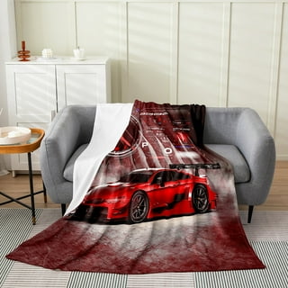 Race Car Baby Blanket