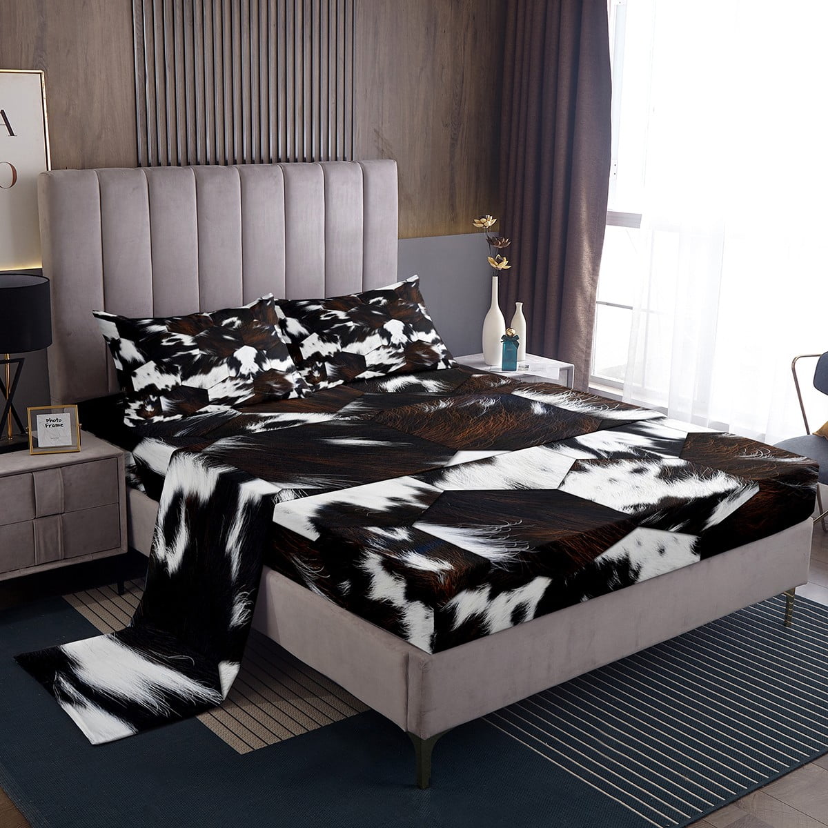 Cow Print Sheet Set Queen