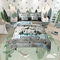 thumbnail image 1 of YST Camper Bedding Set Queen Happy Camping Comforter Set 7 Piece Rv Bunk Accessories Bed In A Bag For Travel Trailers,Boho Moon Stars Decor For Camper Car,Rustic Farmhouse Adventure Bed Set, 1 of 5