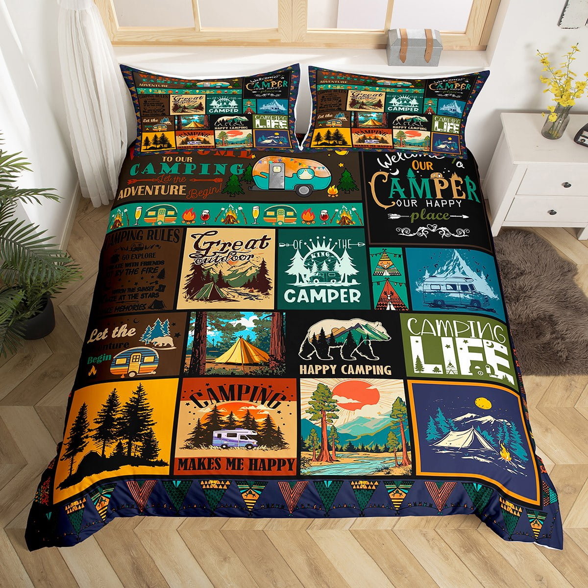 Campfire Dreams Duvet Cover Set NCU0NNT486