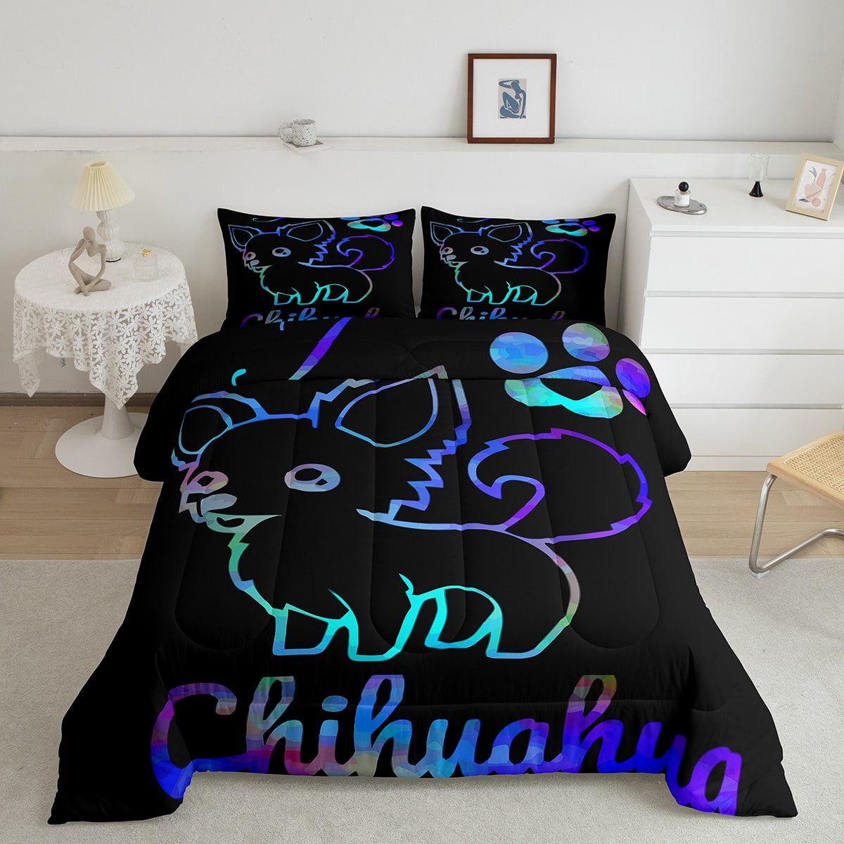 Cool Pup Crew 3-Piece Quilted Bedding Set NCU0NNT709