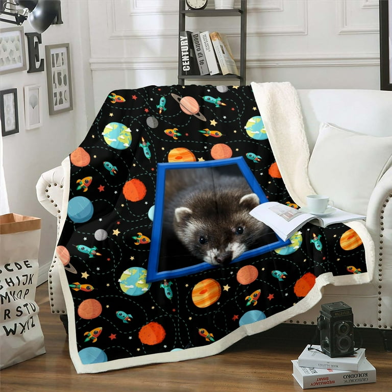 Outer space fleece blanket new arrivals