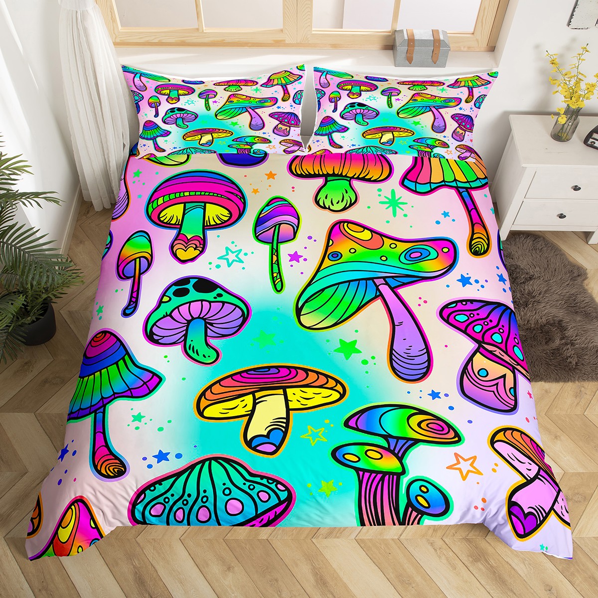 Mushroom Garden WJ0904023CL Duvet Cover Set main image 1