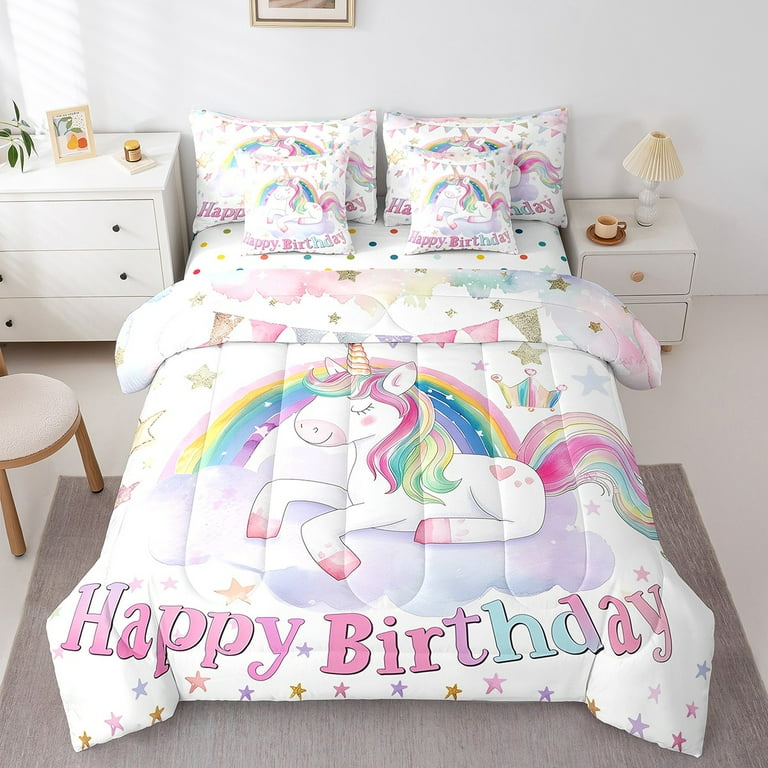 Unicorn full size bedding online