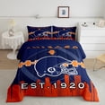 thumbnail image 1 of Erosebridal Football Comforter Set,American Football Bedding Set King,Football Helmet Bed Sets,Sports Football Fans Down Comforter with 2 Pillowcases(Chicago), 1 of 6