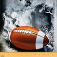 thumbnail image 1 of Football Fabric by the Yard,American Football Upholstery Fabric Chair Sofa,Tie Dye Indoor Outdoor Fabric,Rugby Ball Game Sports Decorative Fabric for DIY Upholstery,1 Yard, 1 of 5