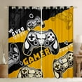 thumbnail image 1 of Erosebridal Gamer Curtains & Drapes,Gamepad Gaming Blackout Curtains Modern Game Room Decor,Games Console Window Curtains Orange Black Bedroom Living Room Decor, 1 of 6