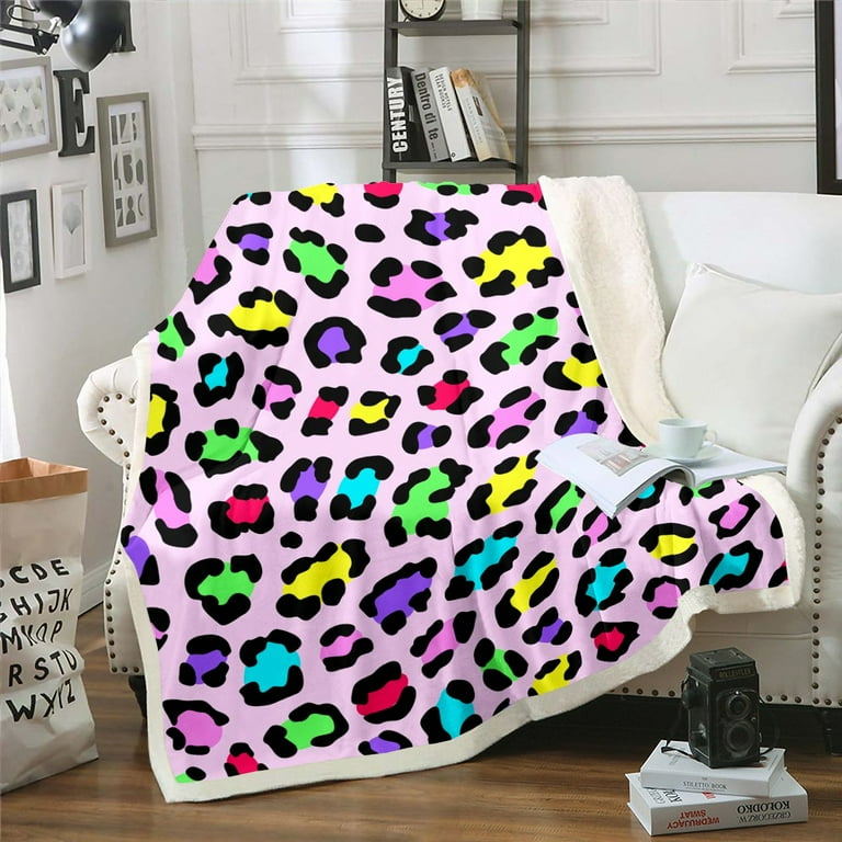 Cheetah print fleece blanket hotsell
